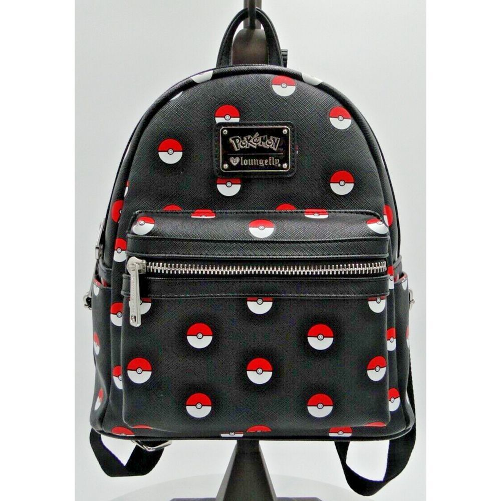 Loungefly Pokemon Poke Ball AOP Mini Backpack & Wallet‎ Anime